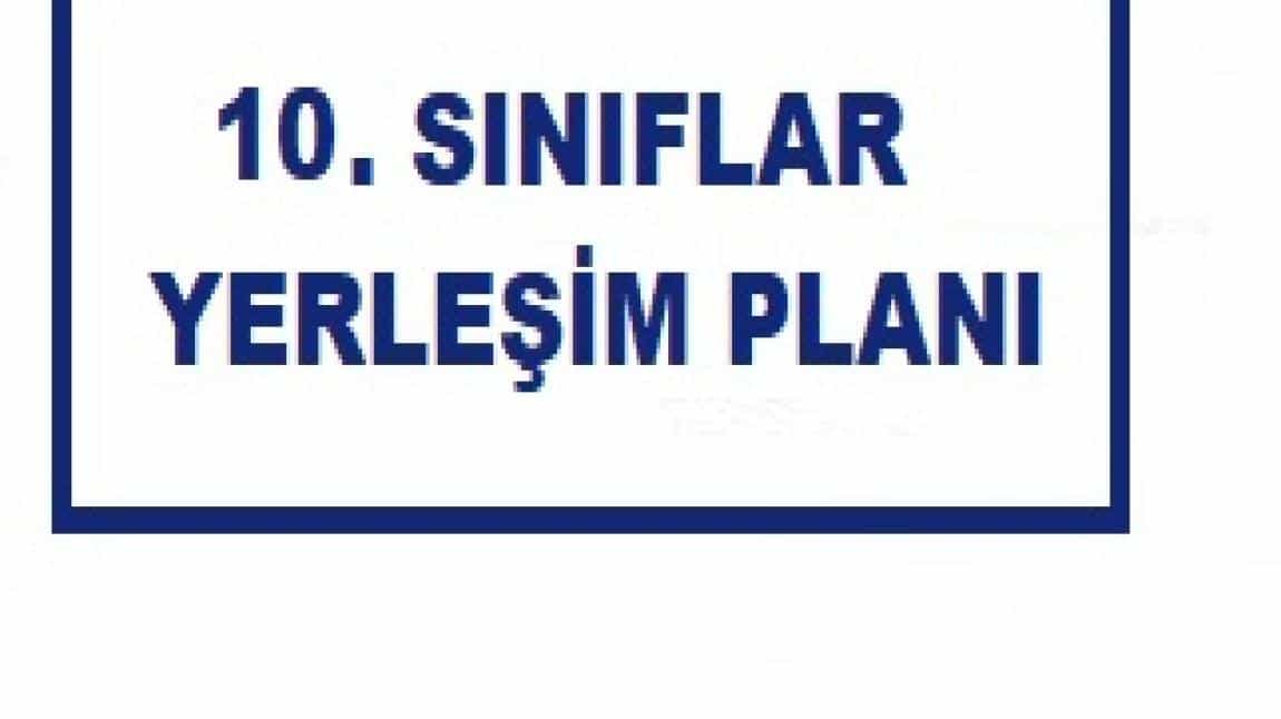 10. SINIFLAR YERLEŞİM PLANI 